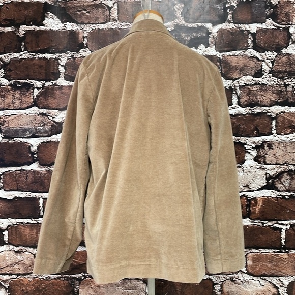 Xirena Jacket Women's Large Tan Corduroy Buttons Collared Blazer - Picture 12 of 15